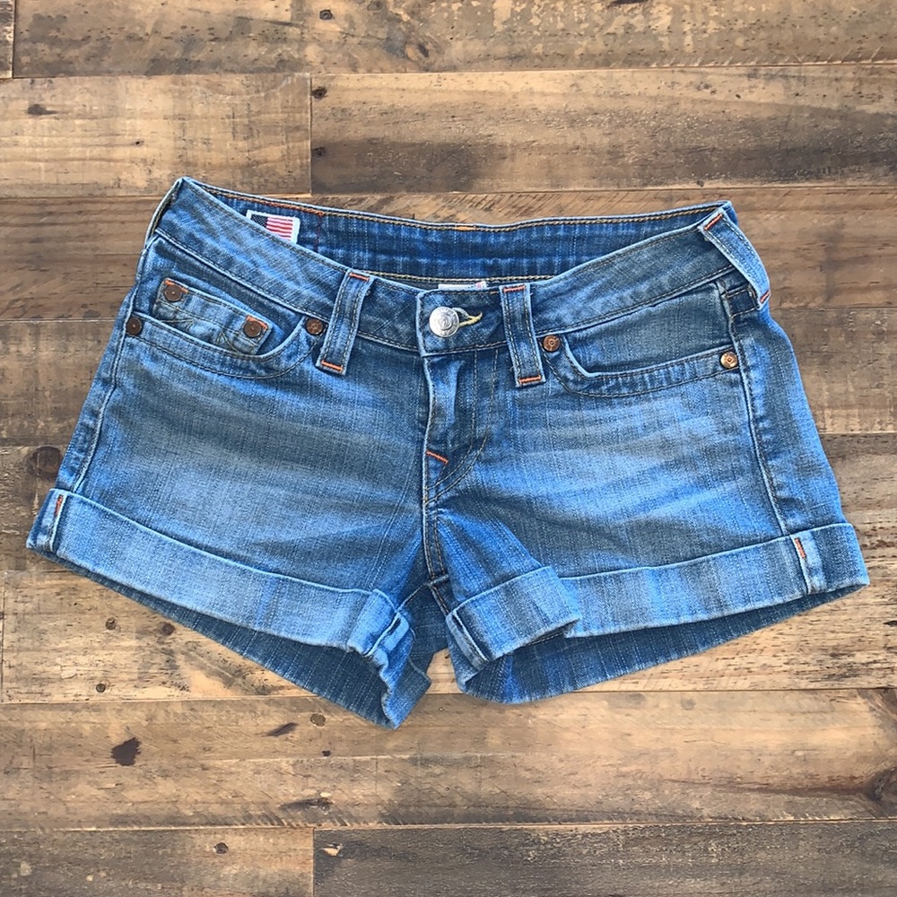 True Religion Women's Allie Cuffed Shorts